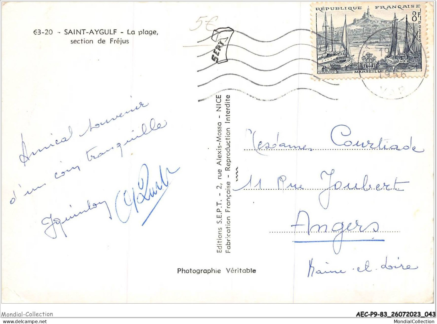 AECP9-83-0725- SAINT-AYGULF - La Plage - Section De Fréjus  - Saint-Aygulf