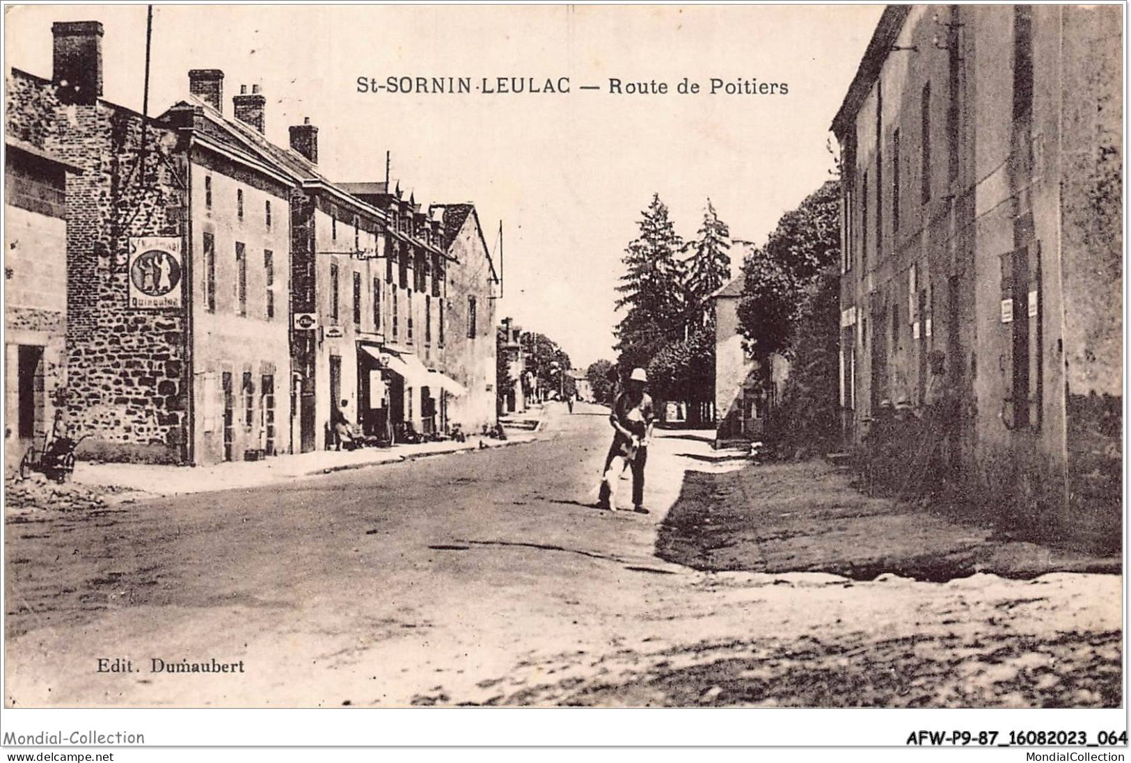 AFWP9-87-0932 - ST-SORNIN-LEULAC - Route De Poitiers - Bellac