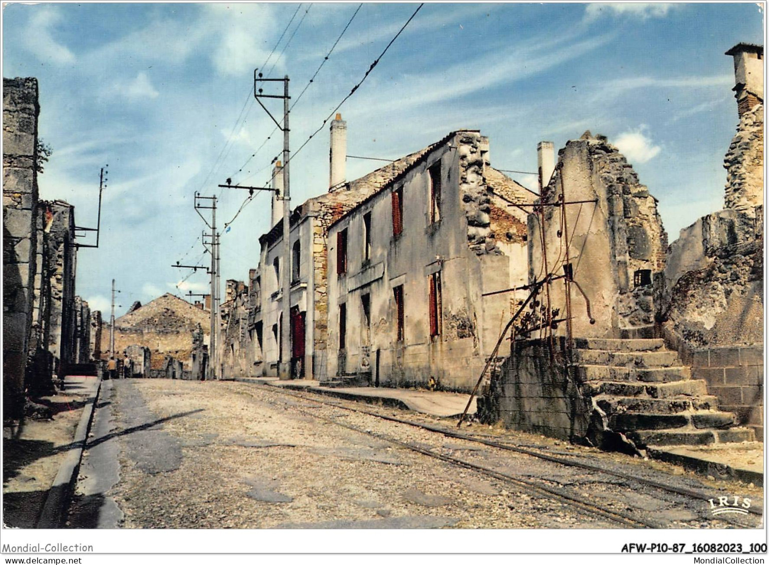 AFWP10-87-1033 - ORADOUR-SUR-GLANE - Haute-vienne - Cité Martyre - 10 Juin 1944 - La Rue Principale - Oradour Sur Glane