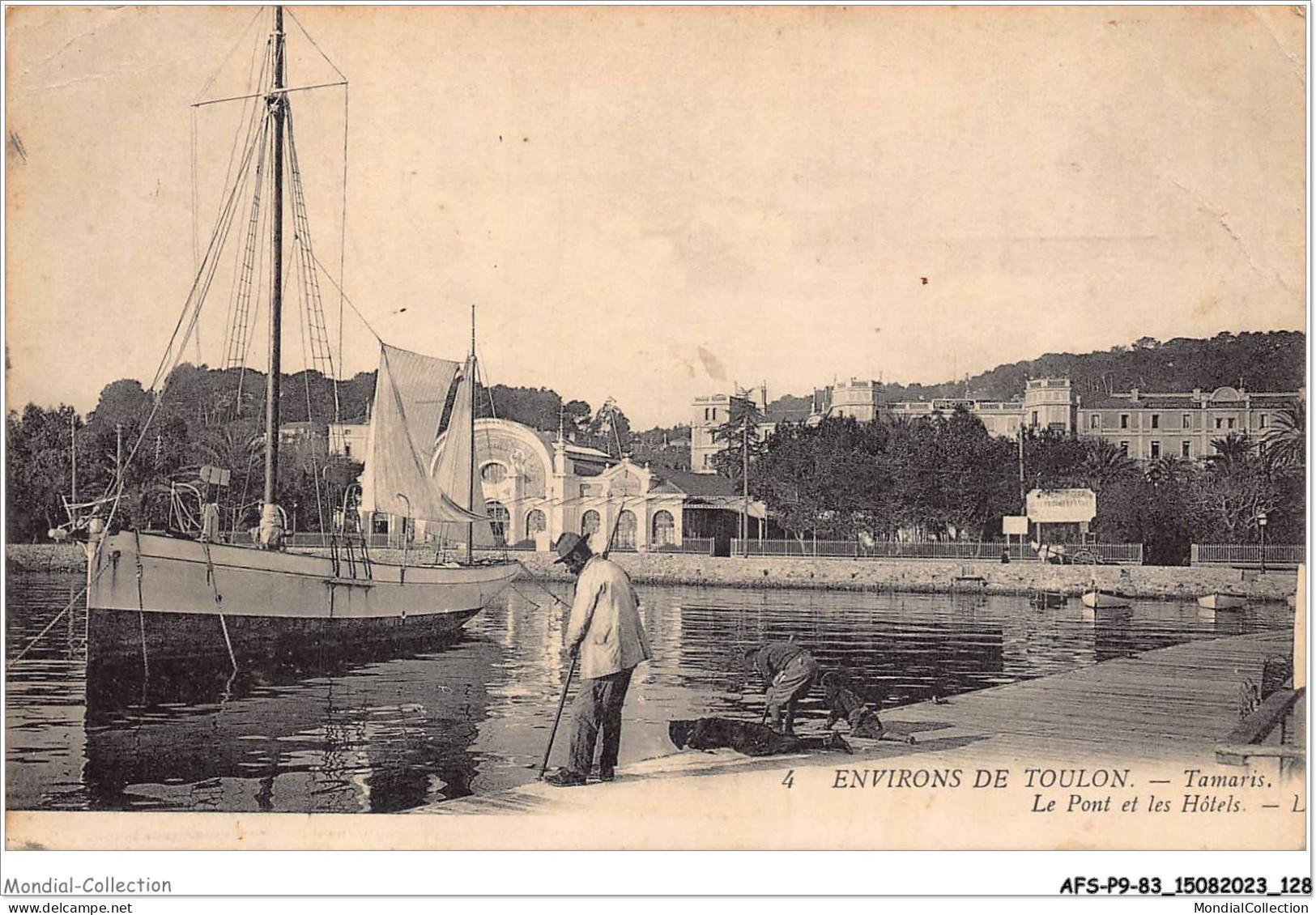 AFSP9-83-0754 - Environs De TOULON - TAMARIS - Le Pont Et Les Hôtels  - Tamaris