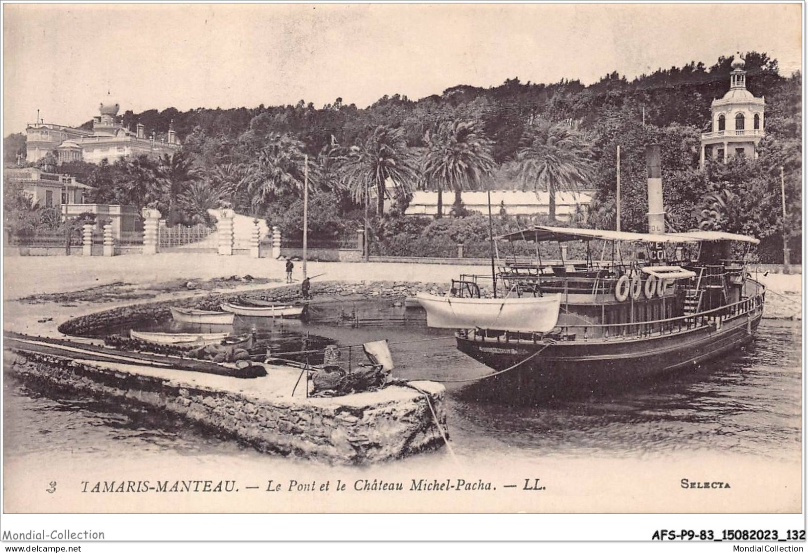 AFSP9-83-0756 - TAMARIS-MANTEAU - Le Pont Et Le Château Michel-pacha - Tamaris