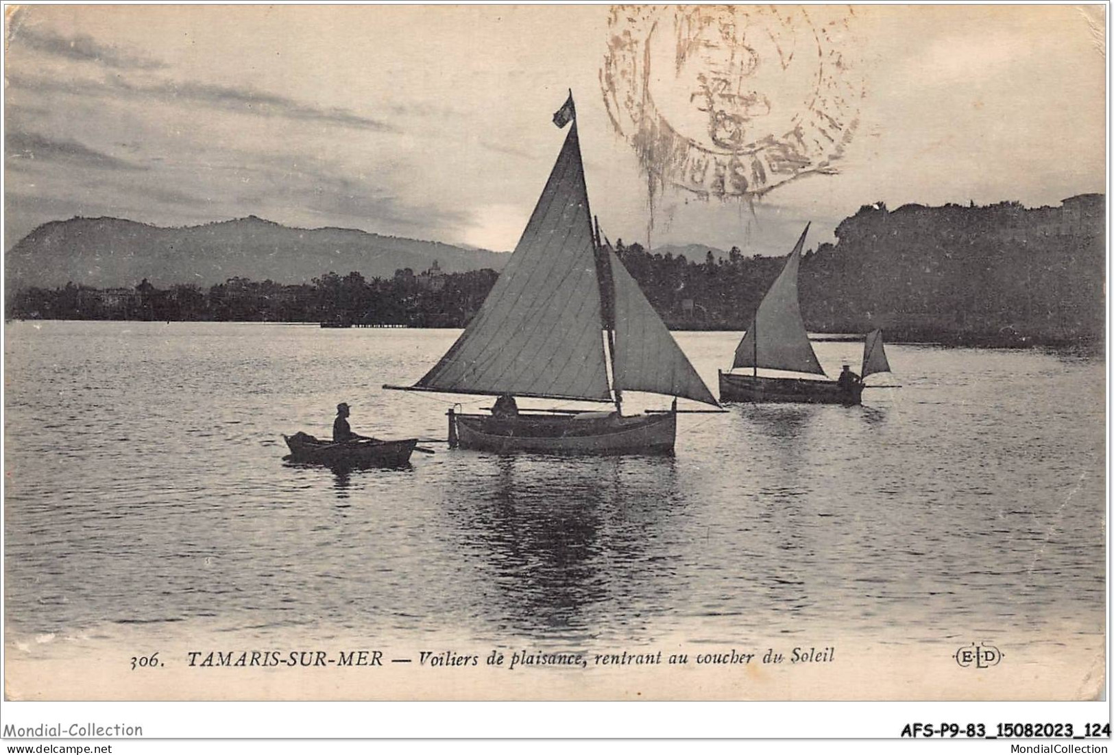 AFSP9-83-0752 - TAMARIS-SUR-MER - Voilliers De Plaissance - Rentrant Au Coucher Du Soleil  - Tamaris