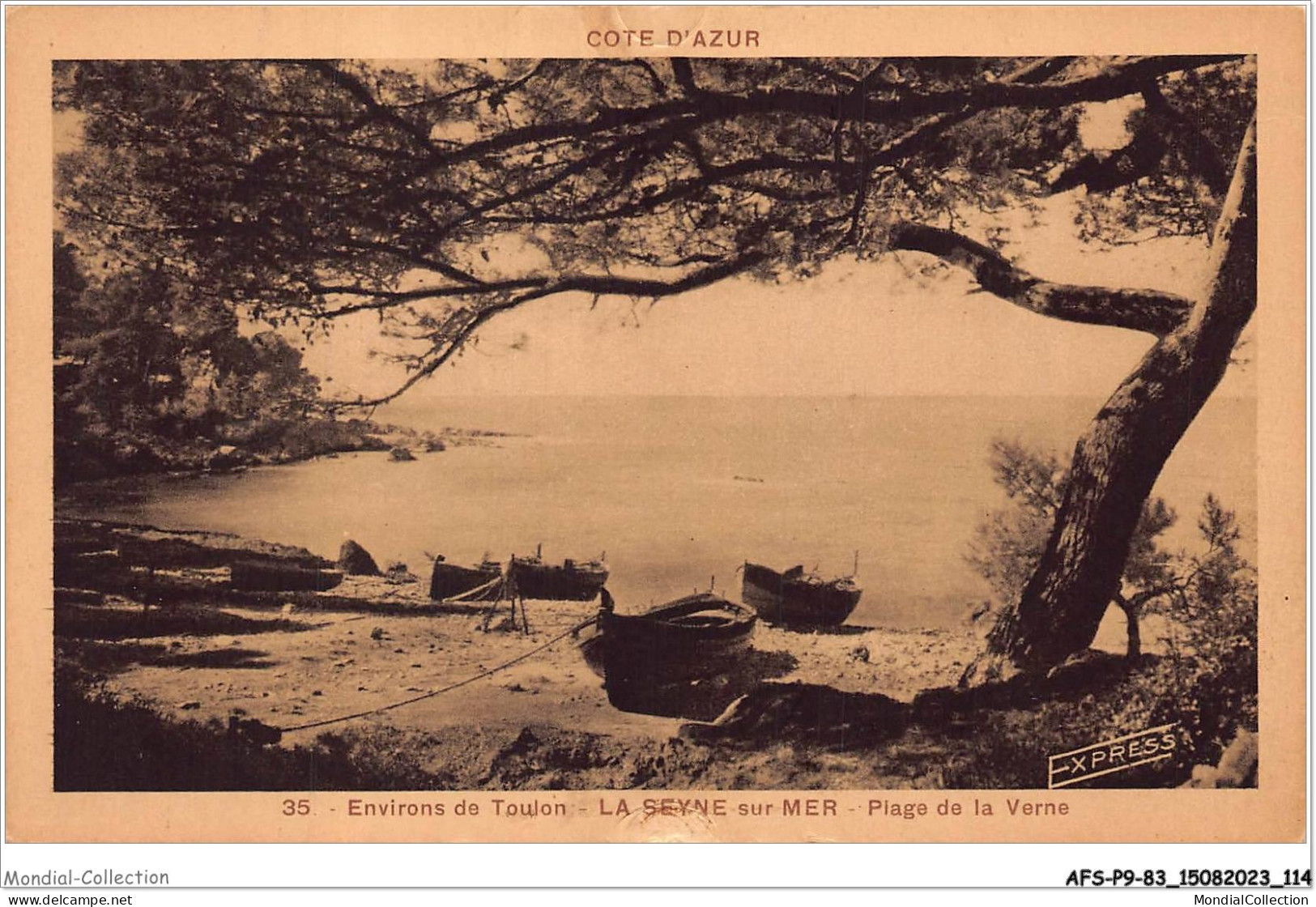 AFSP9-83-0747 - Environs De TOULON - LA SEYNE-SUR-MER - Plage De La Verne  - La Seyne-sur-Mer