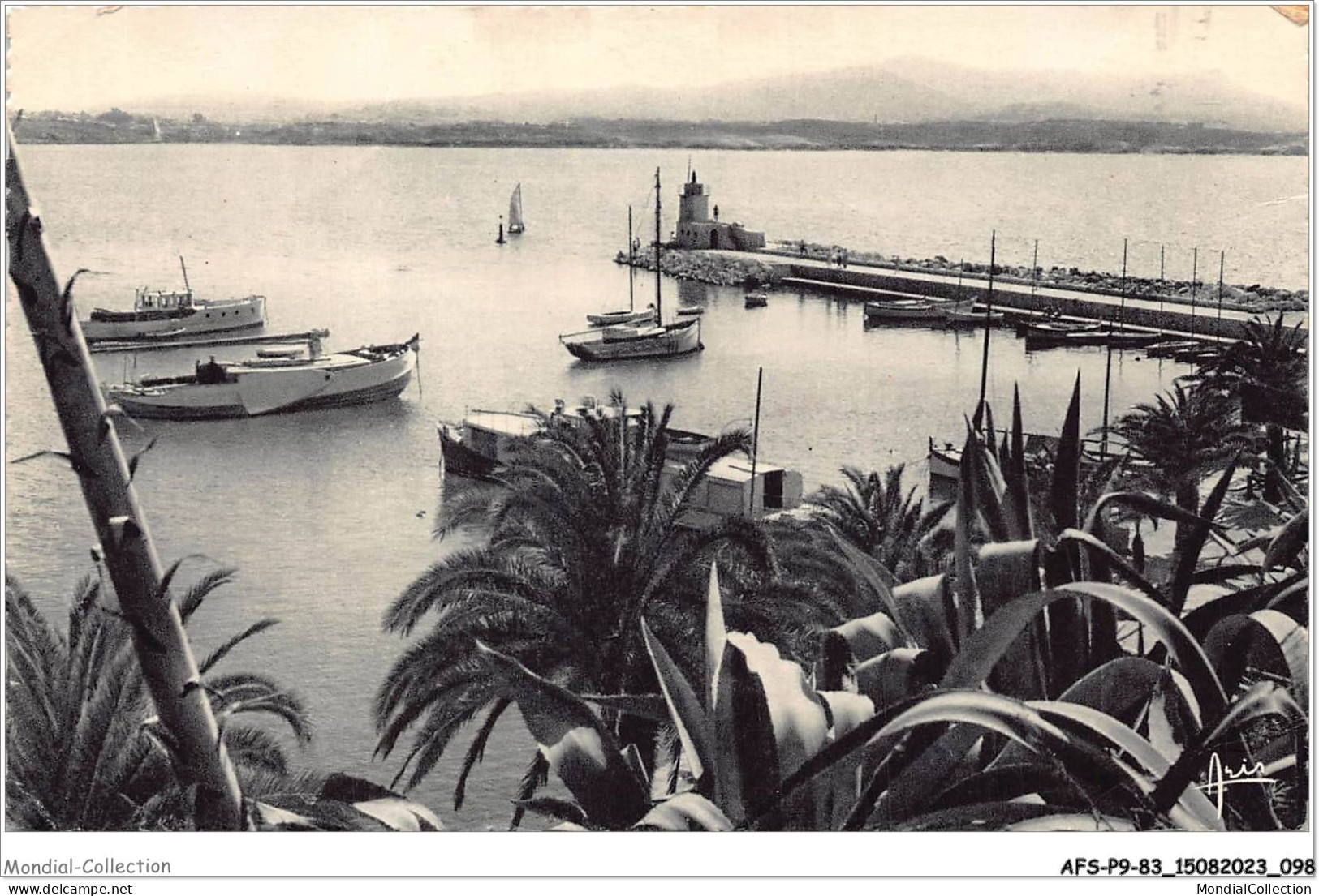 AFSP9-83-0739 - SANARY - Un Coin Du Port Et La Jetée  - Sanary-sur-Mer