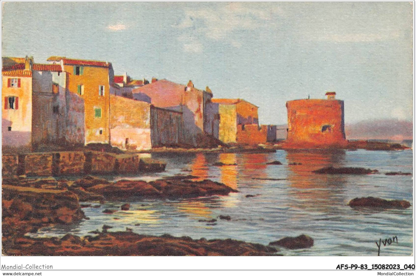 AFSP9-83-0710 - SAINT-TROPEZ - Le Quartier Des Pêcheurs Et La Vieille Tour  - Saint-Tropez