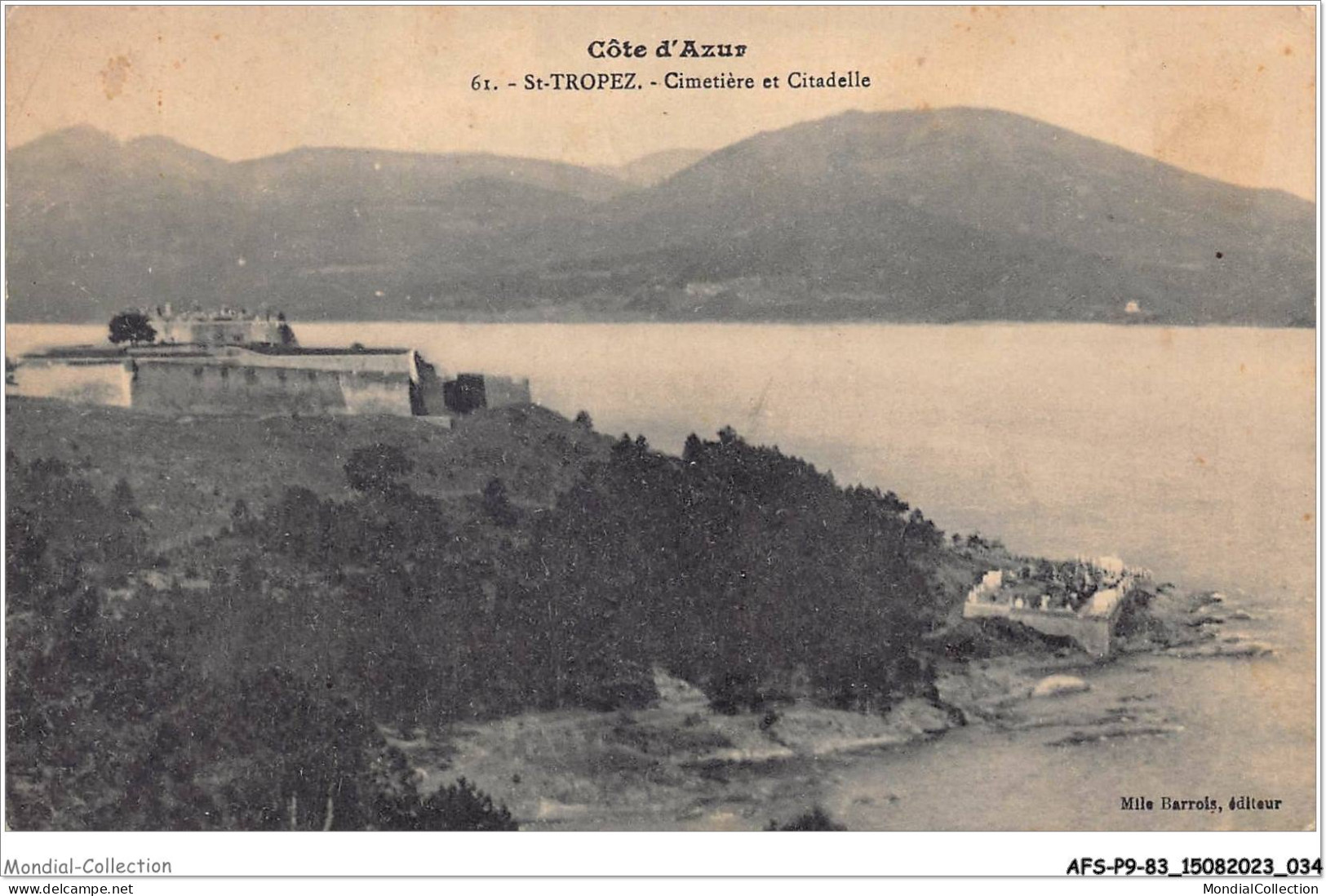 AFSP9-83-0707 - SAINT-TROPEZ - Cimetière Et Citadelle  - Saint-Tropez