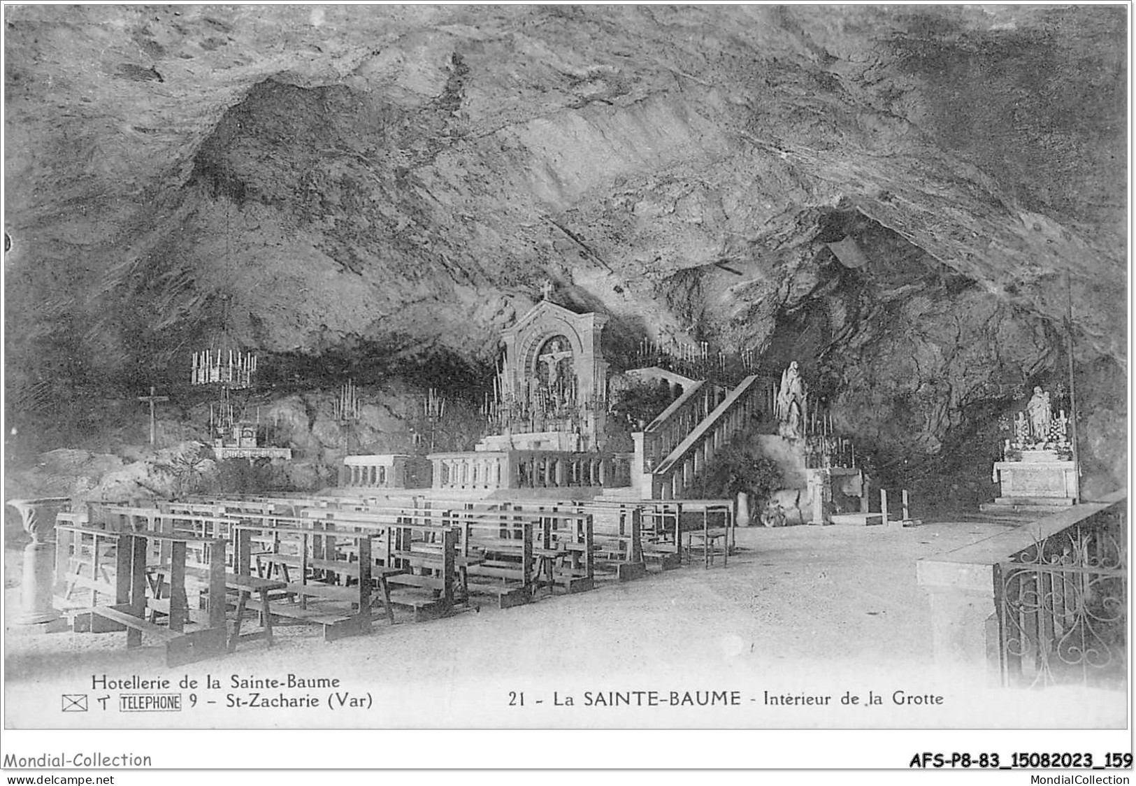 AFSP8-83-0682 - LA SAINTE-BAUME - Intérieur De La Grotte  - Saint-Maximin-la-Sainte-Baume