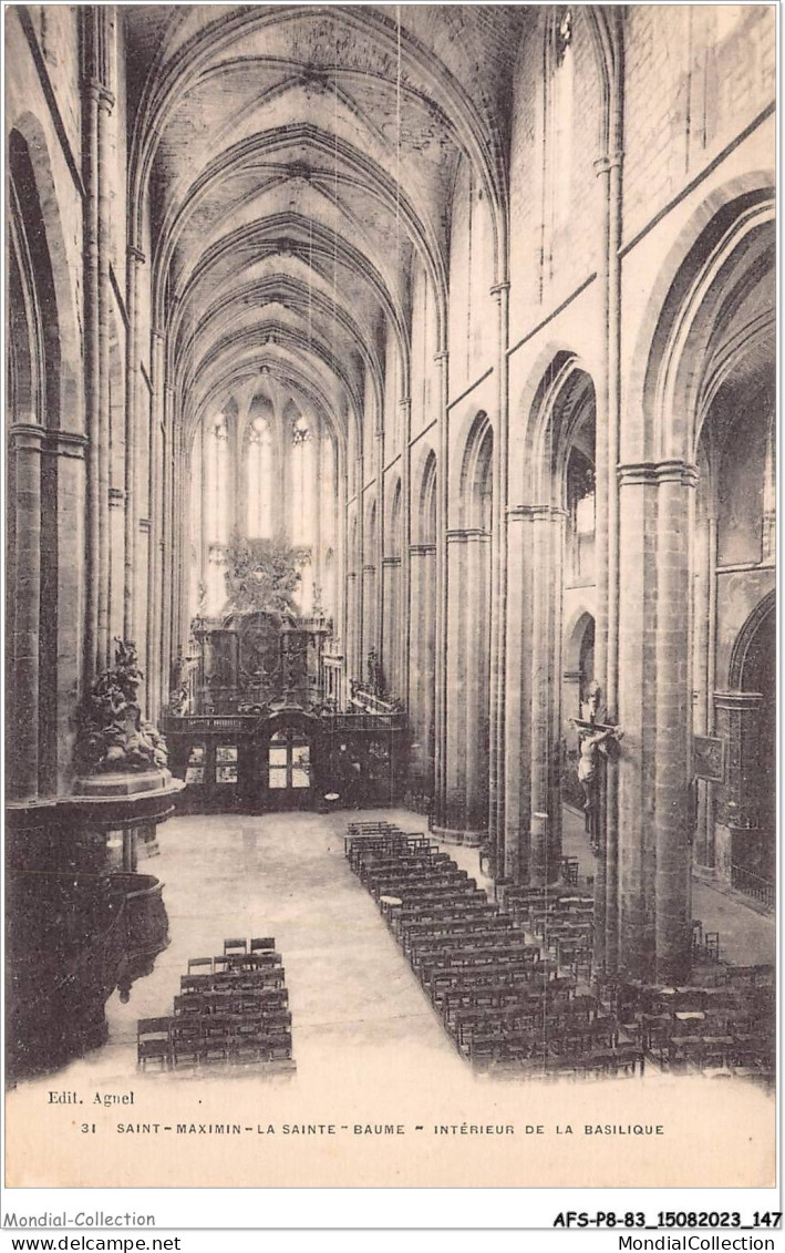 AFSP8-83-0676 - SAINT-MAXIMIN - LA SAINTE-BAUME - Intérieur De La Basilique  - Saint-Maximin-la-Sainte-Baume