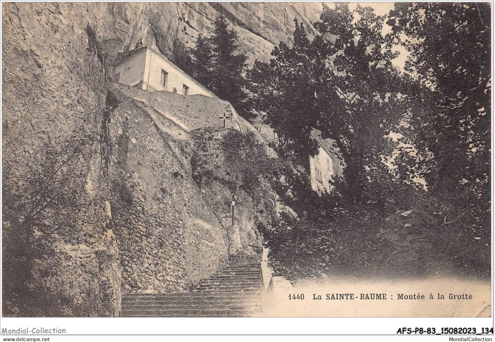 AFSP8-83-0669 - LA SAINTE-BAUME - Montée à La Grotte  - Saint-Maximin-la-Sainte-Baume