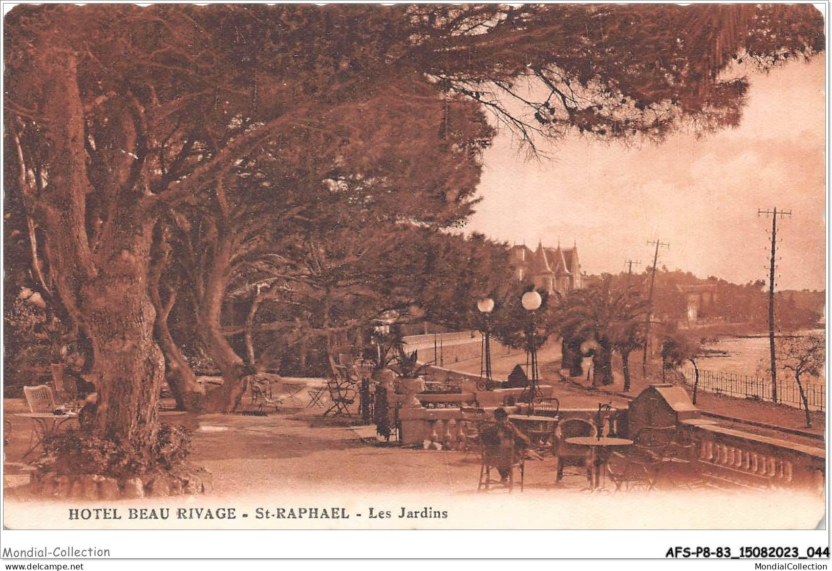 AFSP8-83-0624 - SAINT-RAPHAEL - Hotel Beau Rivage - Les Jardins  - Saint-Raphaël