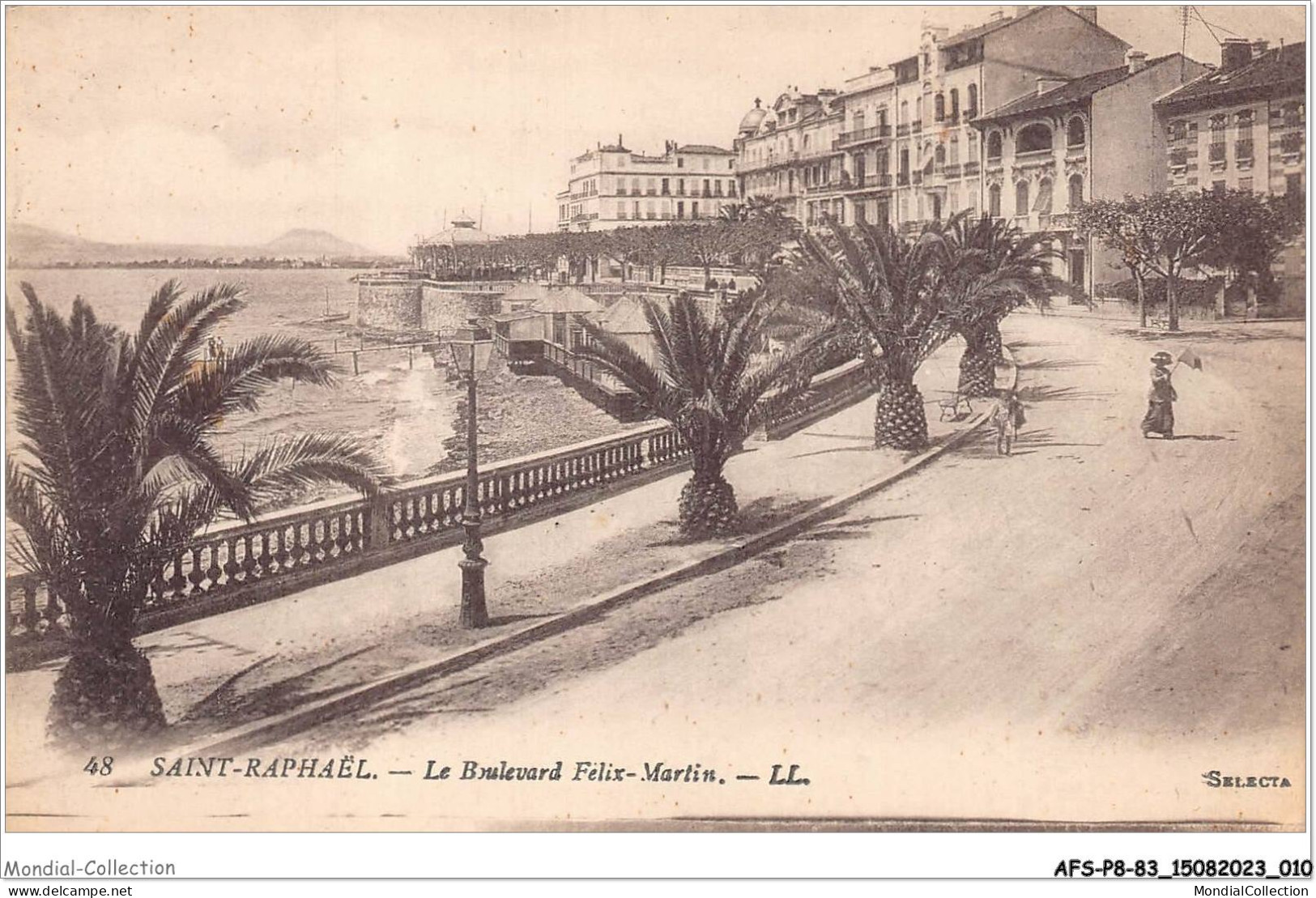 AFSP8-83-0607 - SAINT-RAPHAEL - Le Boulevard Félix-martin - Saint-Raphaël