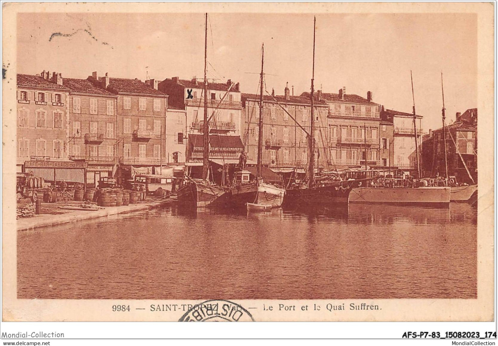 AFSP7-83-0591 - SAINT-TROPEZ - Le Port Et Le Quai Suffren  - Saint-Tropez