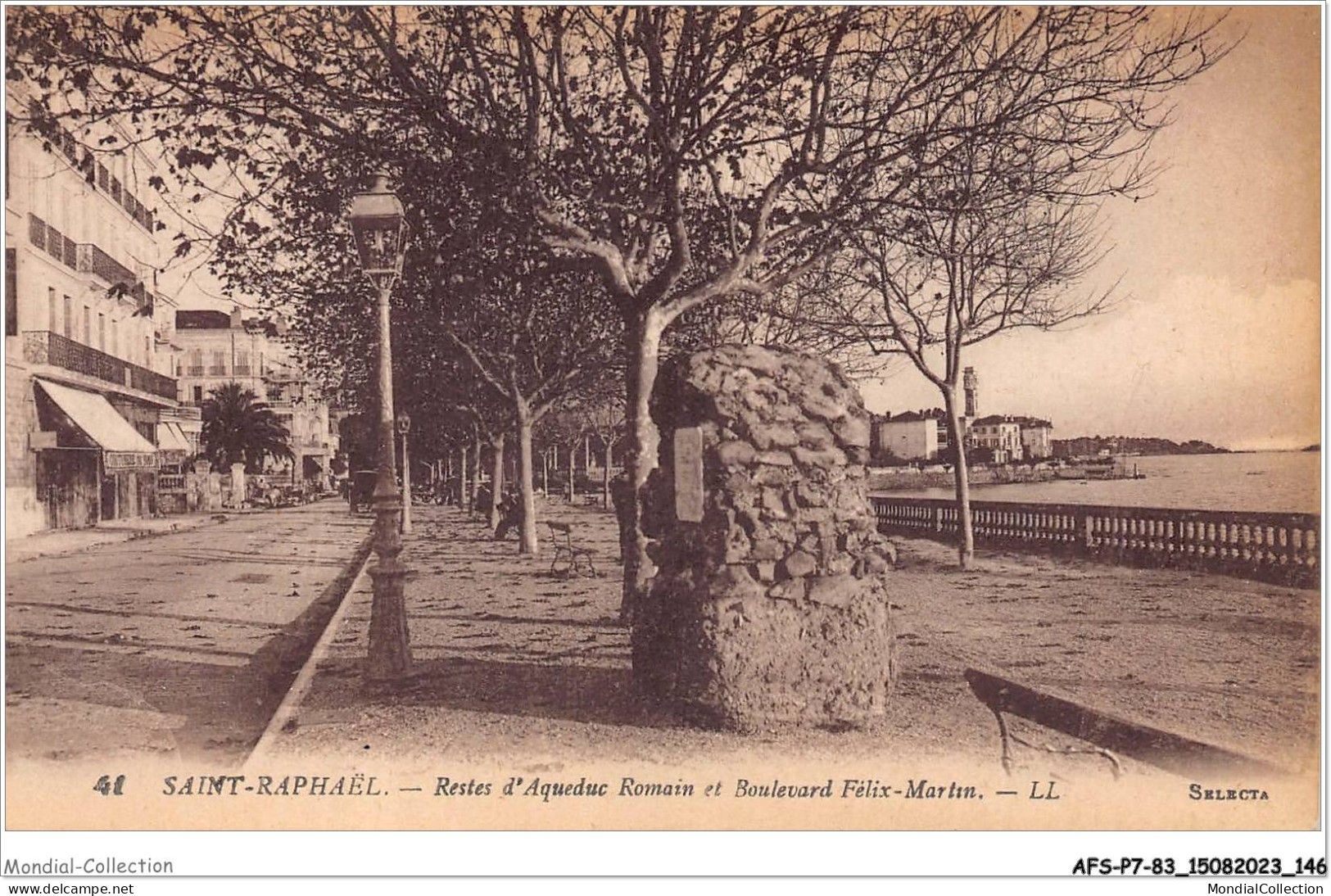 AFSP7-83-0577 - SAINT-RAPHAEL - Restes D'aqueduc Romain Et Boulevard Félix-martin  - Saint-Raphaël