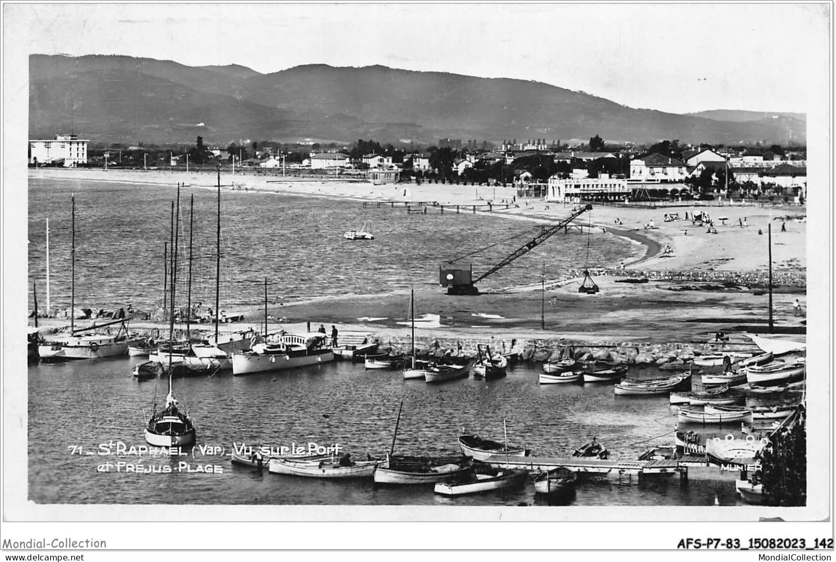 AFSP7-83-0575 - SAINT-RAPHAEL - Vu Sur Le Port Et Fréjus-place  - Saint-Raphaël