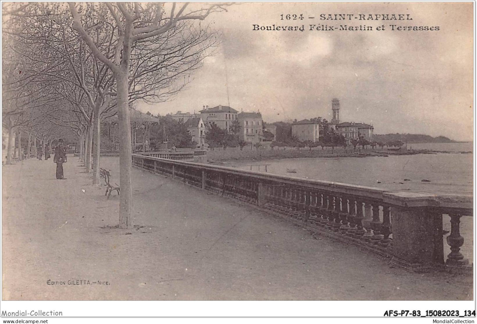 AFSP7-83-0571 - SAINT-RAPHAEL - Boulevard Félix Martin Et Terrasses  - Saint-Raphaël