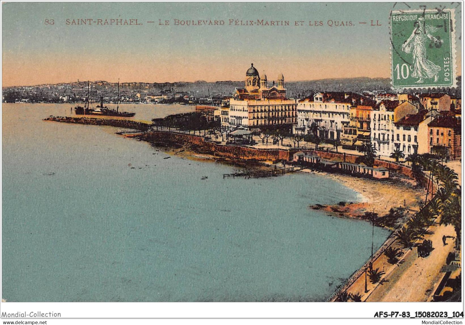 AFSP7-83-0556 - SAINT-RAPHAEL - Le Boulevard Felix-martin Et Les Quais  - Saint-Raphaël