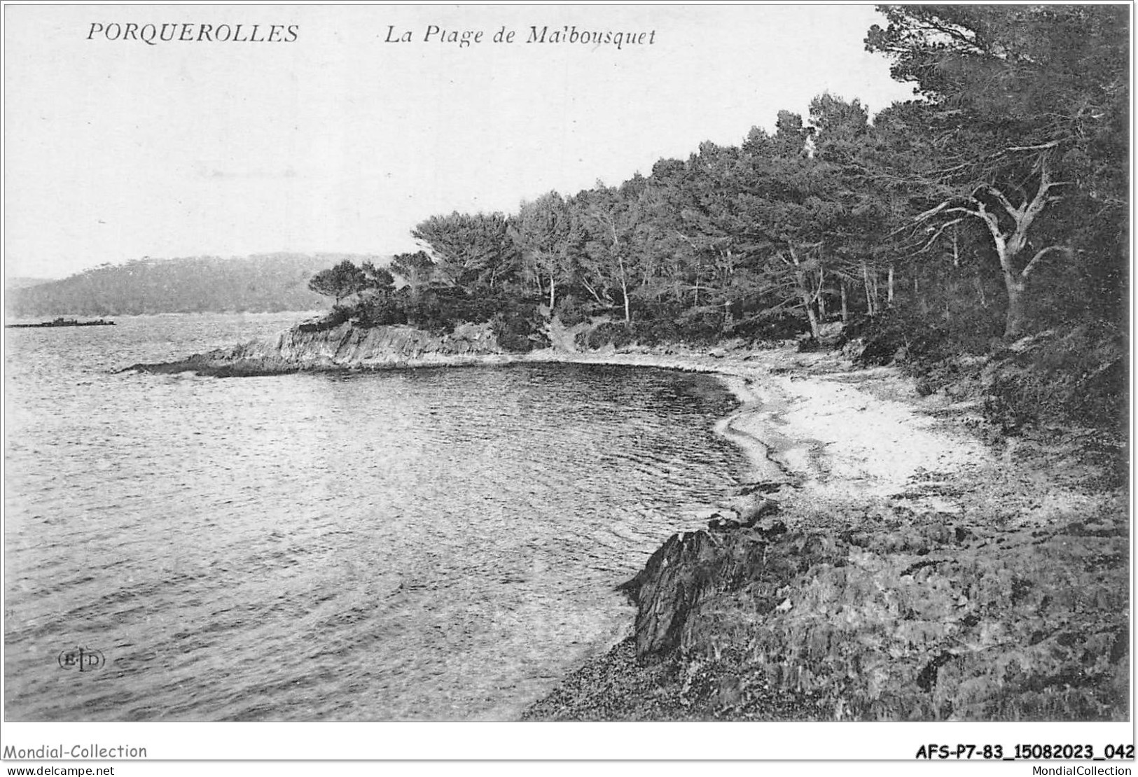 AFSP7-83-0525 - PORQUEROLLES - La Plage De Malbousquet  - Porquerolles