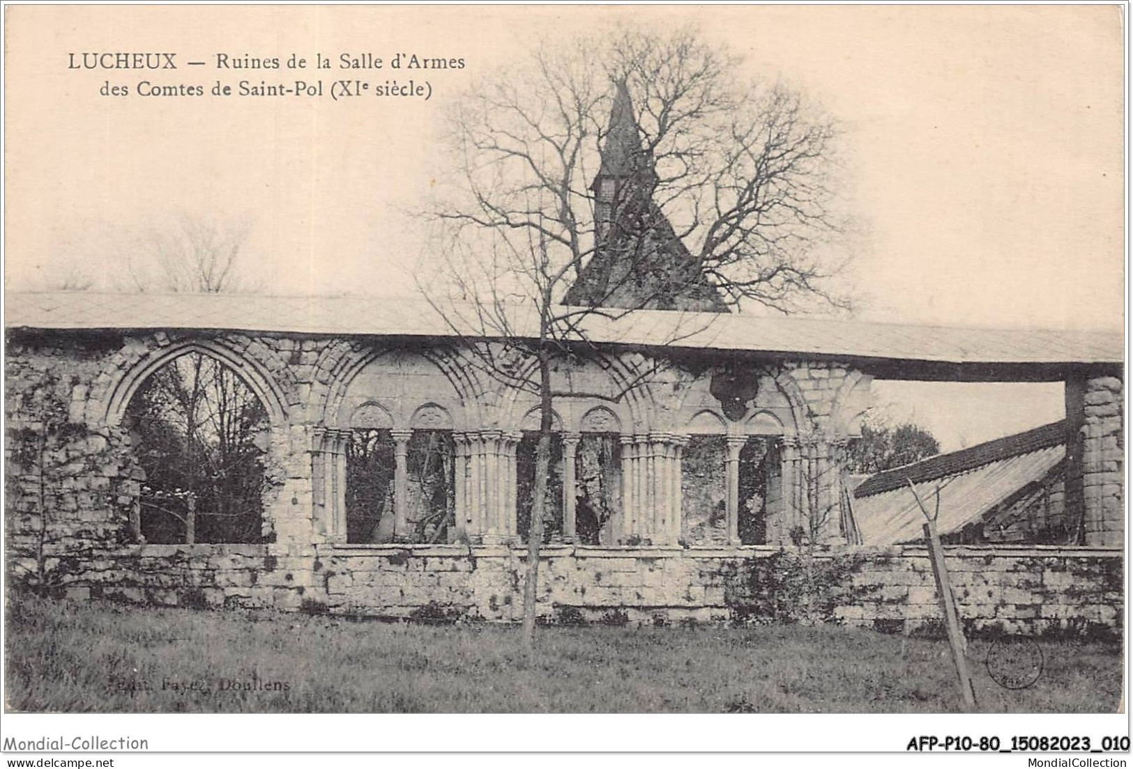 AFPP10-80-0950 - LUCHEUX - Ruines De La Salle D'armes Des Comtes De Saint-Pol - Lucheux