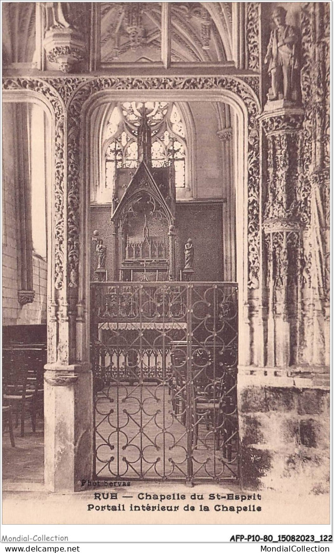 AFPP10-80-1006 - RUE - Chapelle Du ST-ESPRIT - Portail Interieur De La Chapelle - Rue