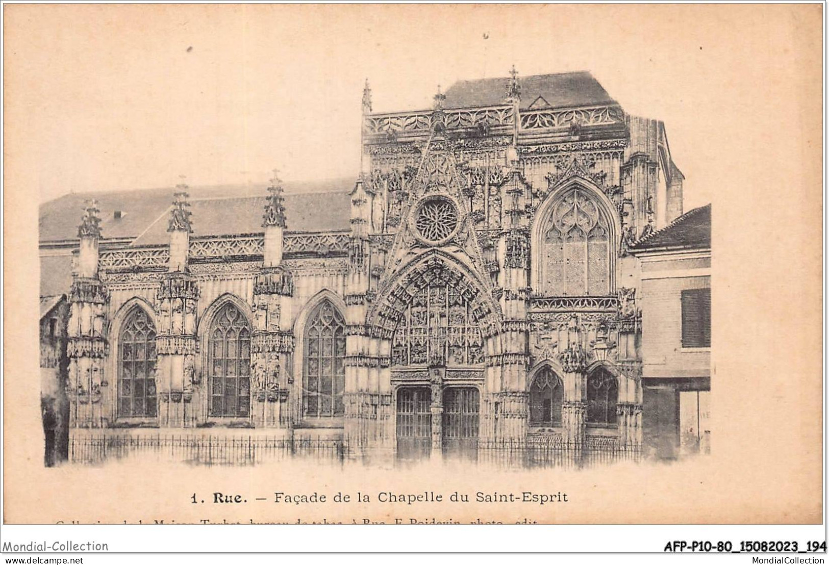 AFPP10-80-1042 - Rue - Facade De La Chapelle Du SAINT-ESPRIT - Rue