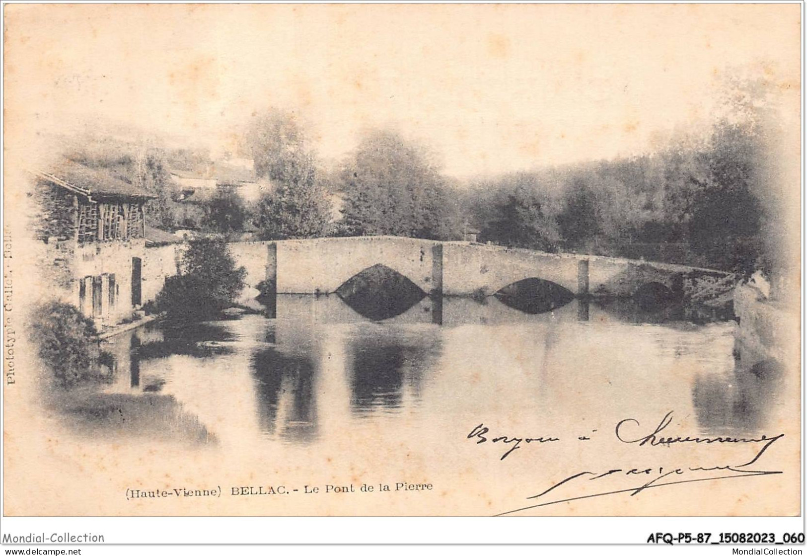 AFQP5-87-0452 - BELLAC - Le Pont De La Pierre  - Bellac