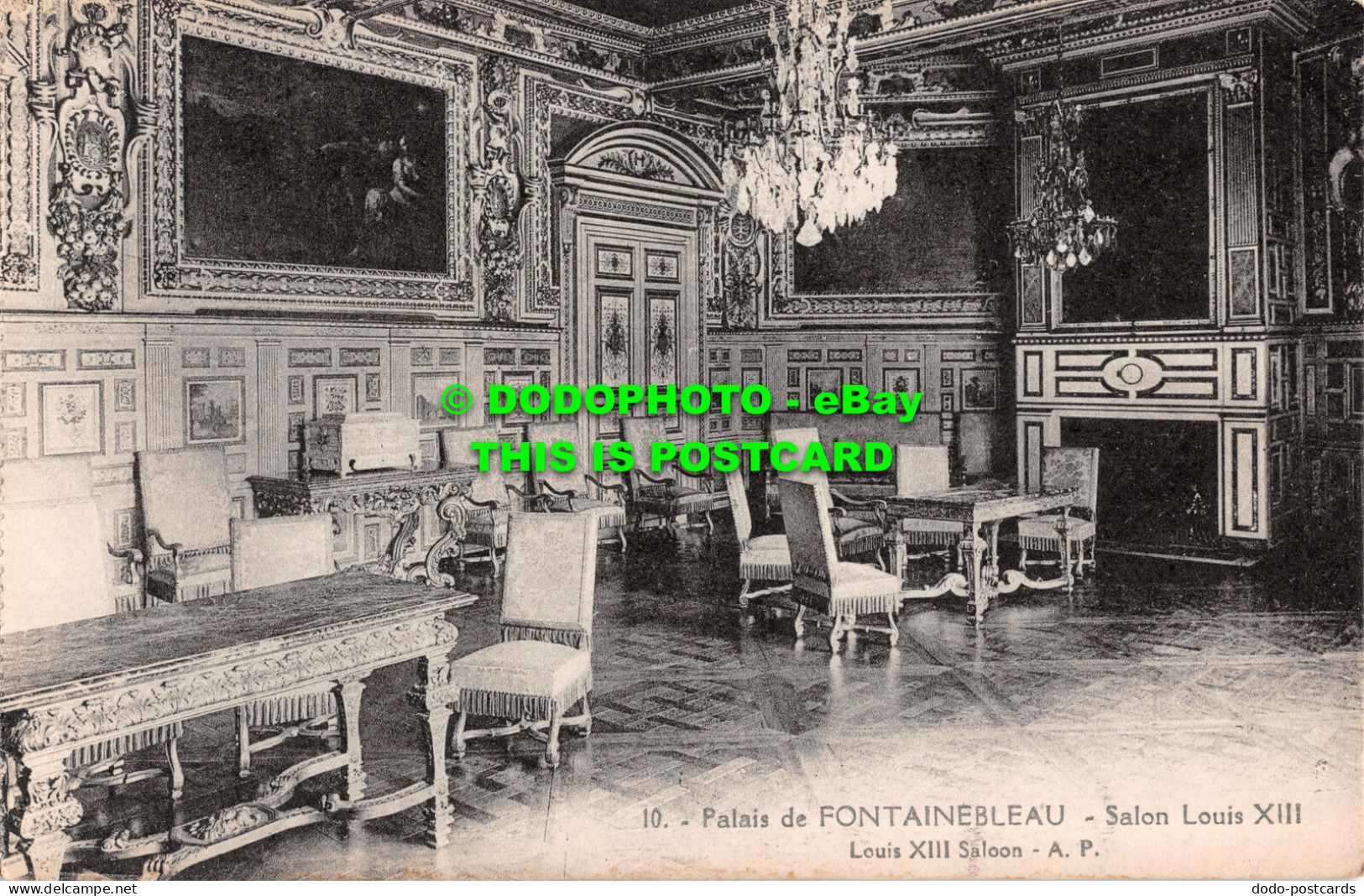 R507700 Palais De Fontainebleau. Salon Luis XIII. E. Papeghin - World