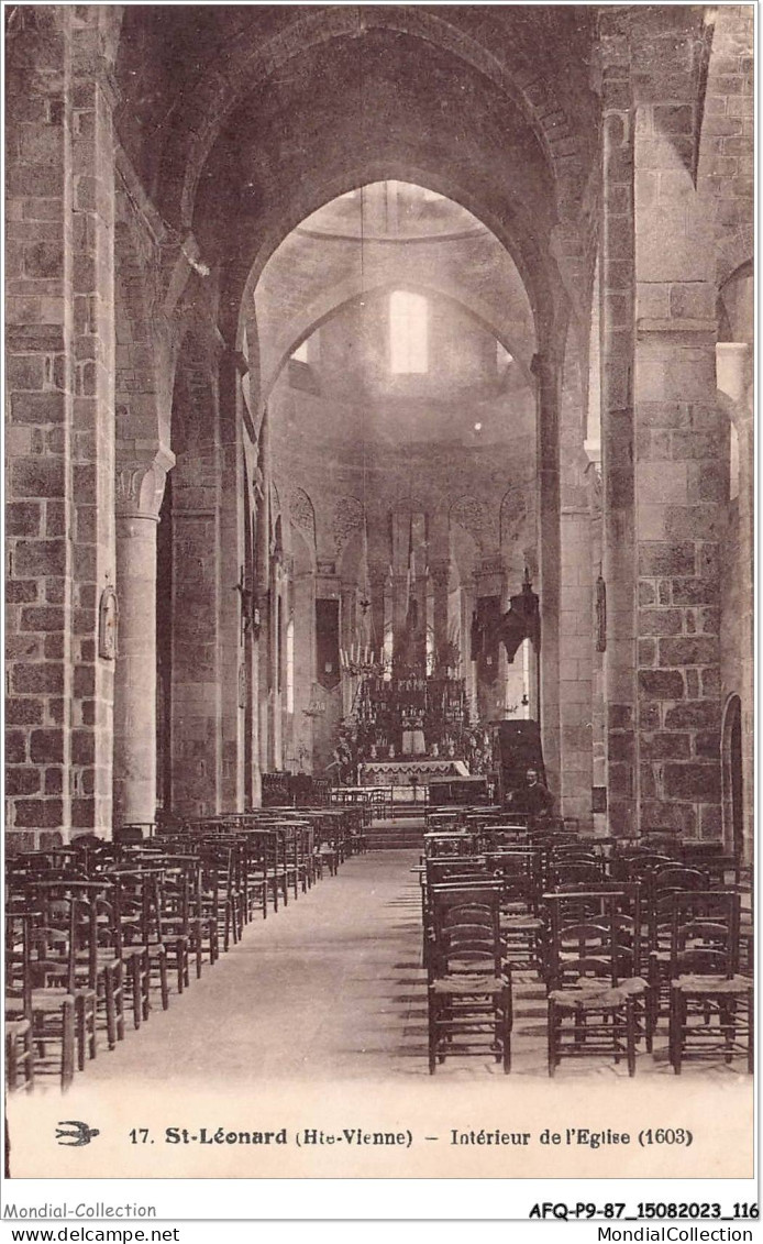 AFQP9-87-0835 - SAINT-LEONARD - Intérieur De L'église  - Saint Leonard De Noblat