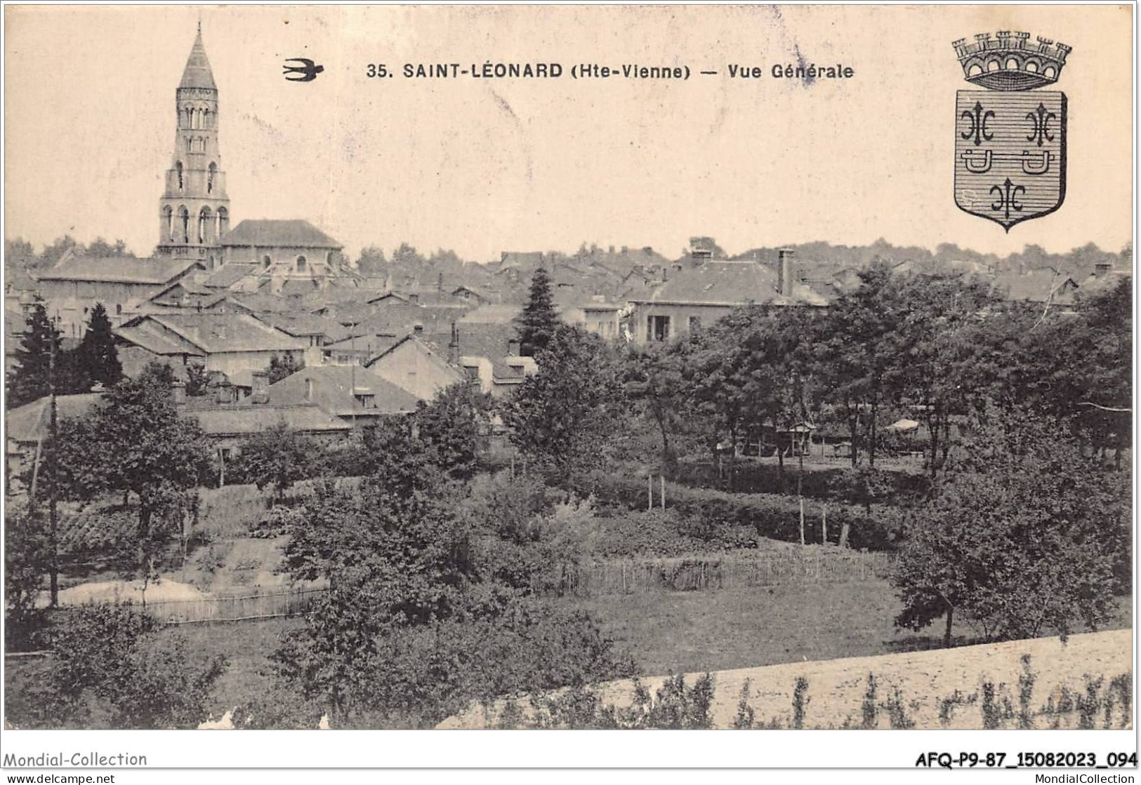 AFQP9-87-0824 - SAINT-LEONARD - Vue Générale  - Saint Leonard De Noblat