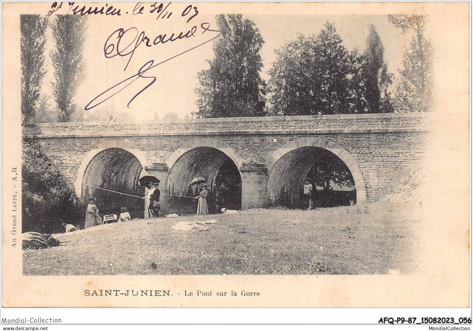 AFQP9-87-0805 - SAINT-JUNIEN - Le Pont Sur La Gorre  - Saint Junien