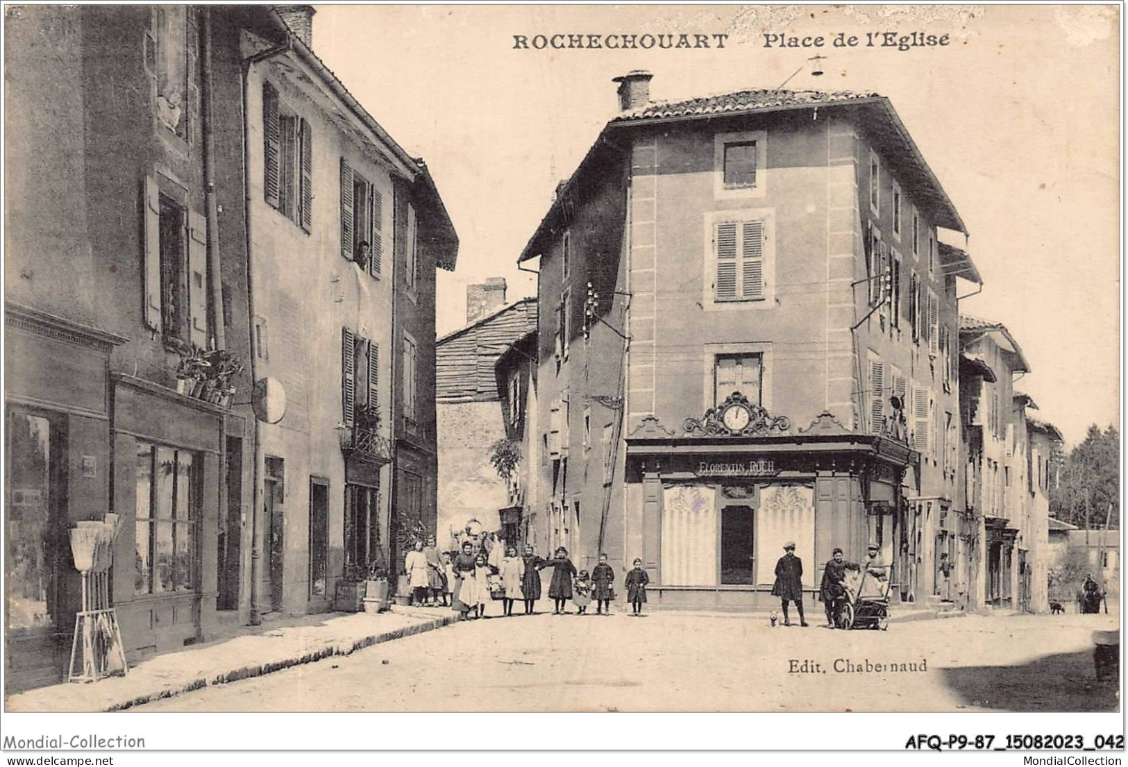 AFQP9-87-0798 - ROCHECHOUART - Place De L'église - Rochechouart