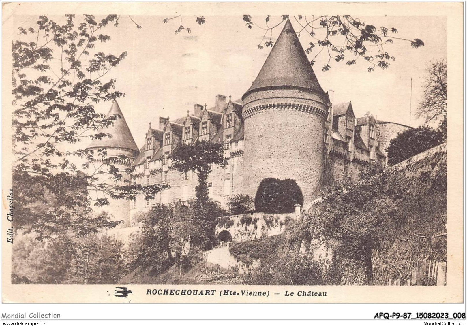 AFQP9-87-0781 - ROCHECHOUART - Le Château  - Rochechouart