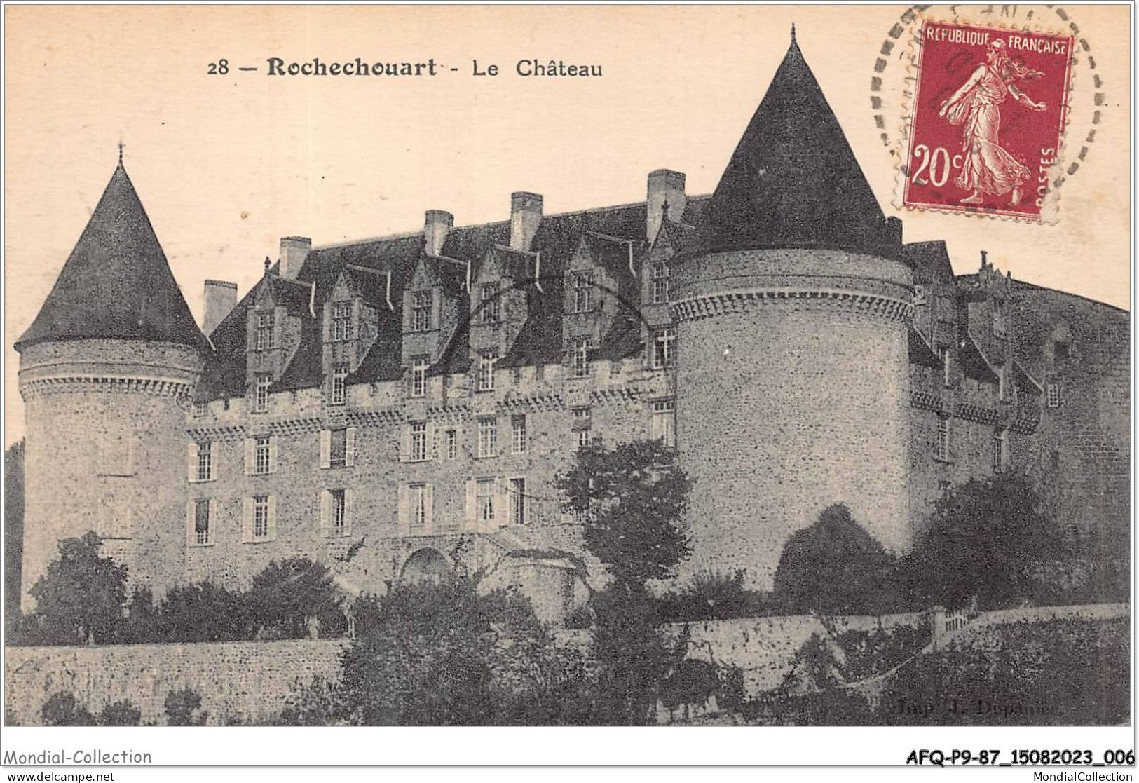 AFQP9-87-0780 - ROCHECHOUART - Le Château  - Rochechouart