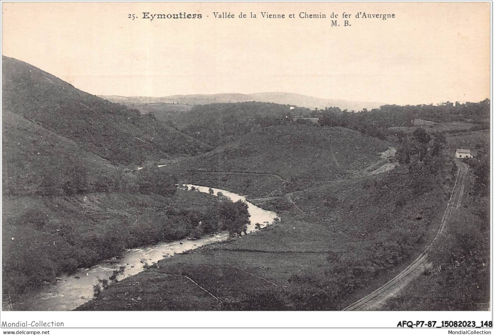 AFQP7-87-0669 - EYMOUTIERS - Vallée De La Vienne Et Chemin De Fer D'auvergne  - Eymoutiers