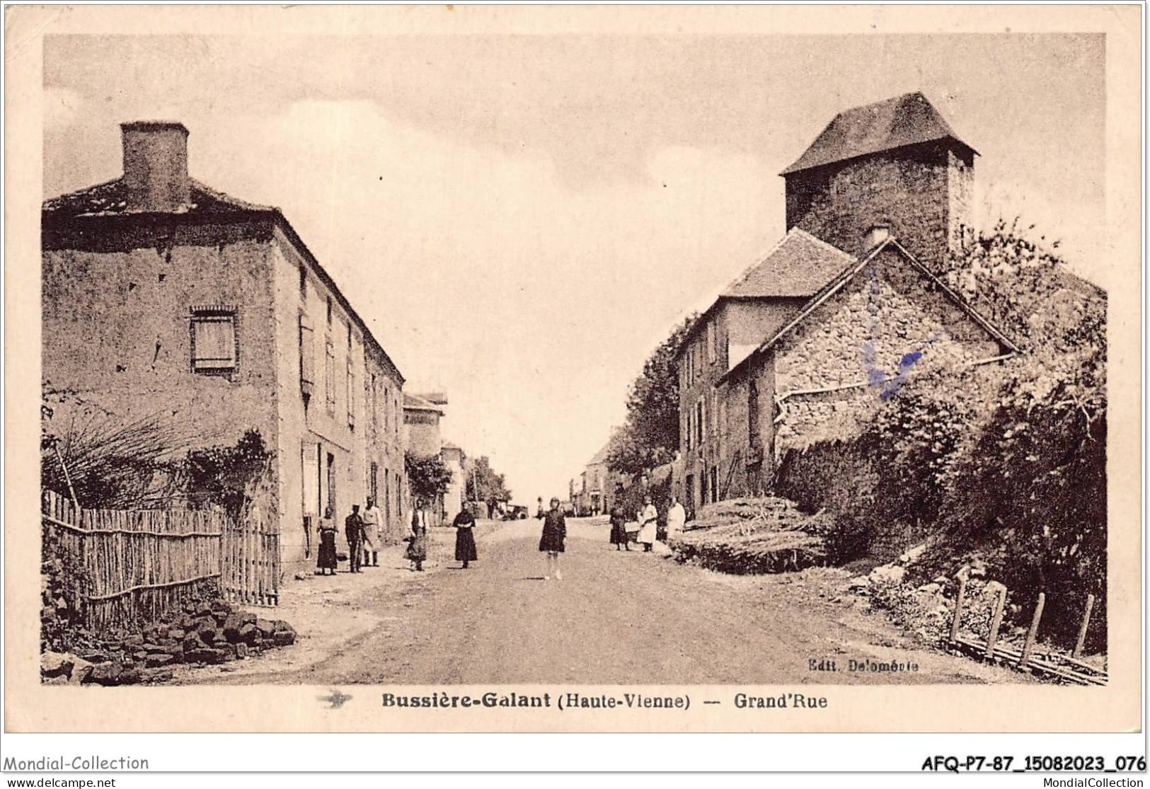 AFQP7-87-0633 - BUSSIERE-GALANT - Grand'rue  - Bussiere Poitevine