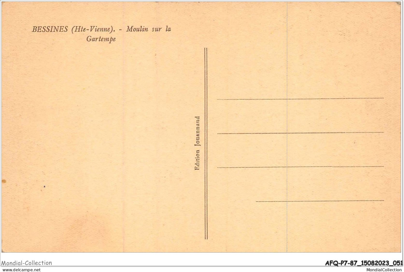 AFQP7-87-0620 - BESSINES - Moulin Sur La Gartempe  - Bessines Sur Gartempe