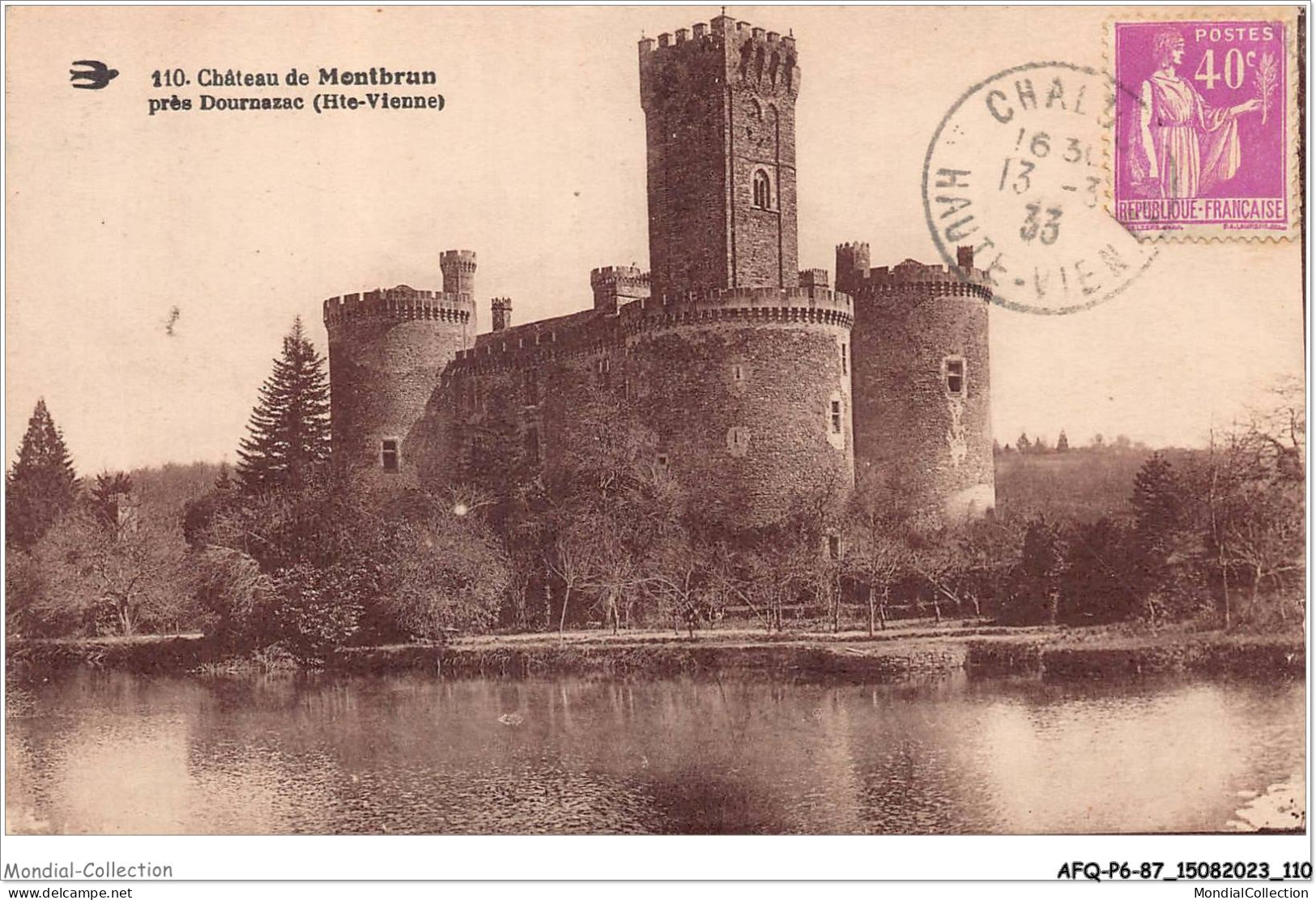 AFQP6-87-0568 - Château De Montbrun - Près DOURNAZAC  - Rochechouart