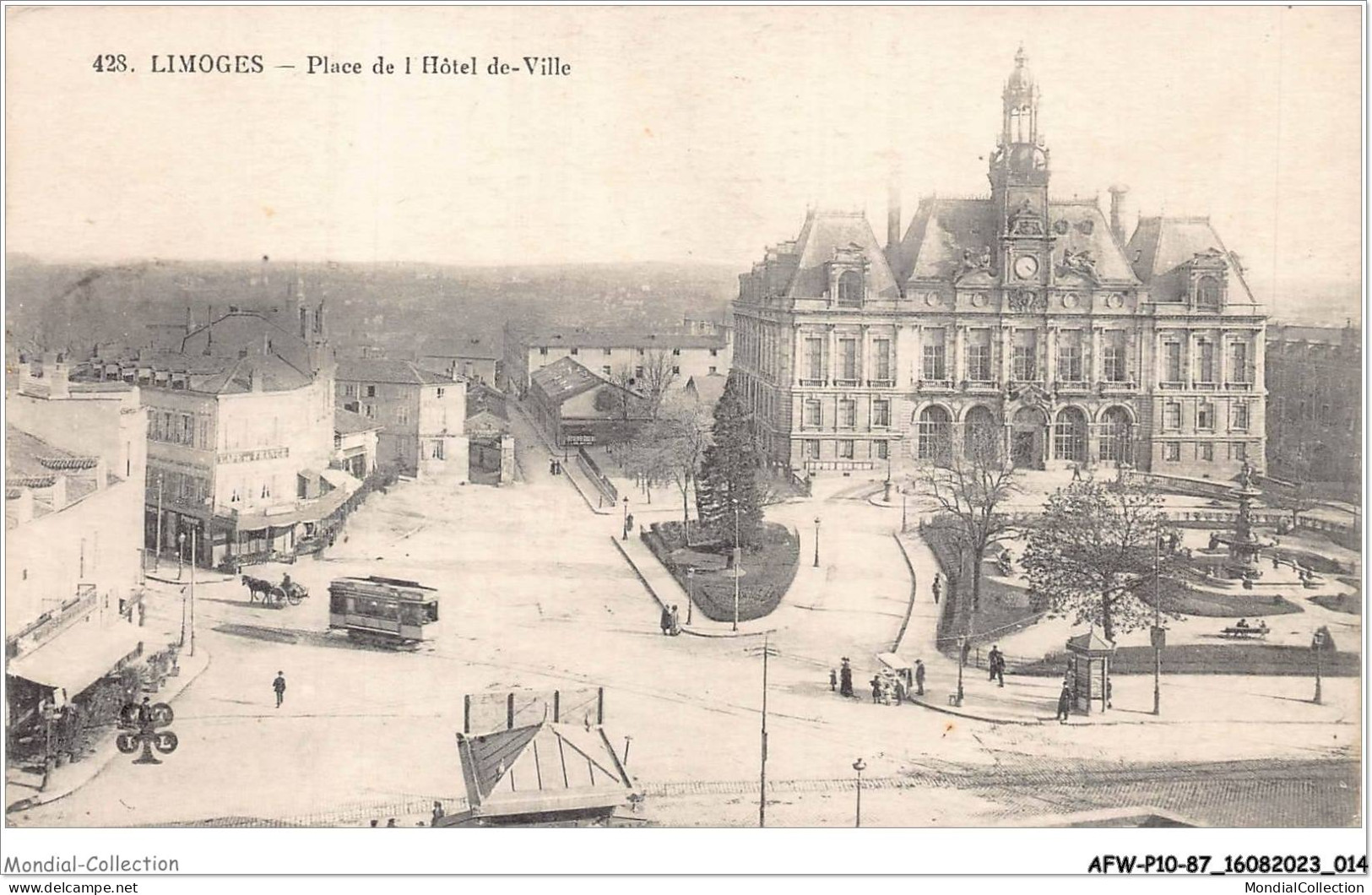 AFWP10-87-0990 - LIMOGES - Place De L'hôtel De-ville - Limoges