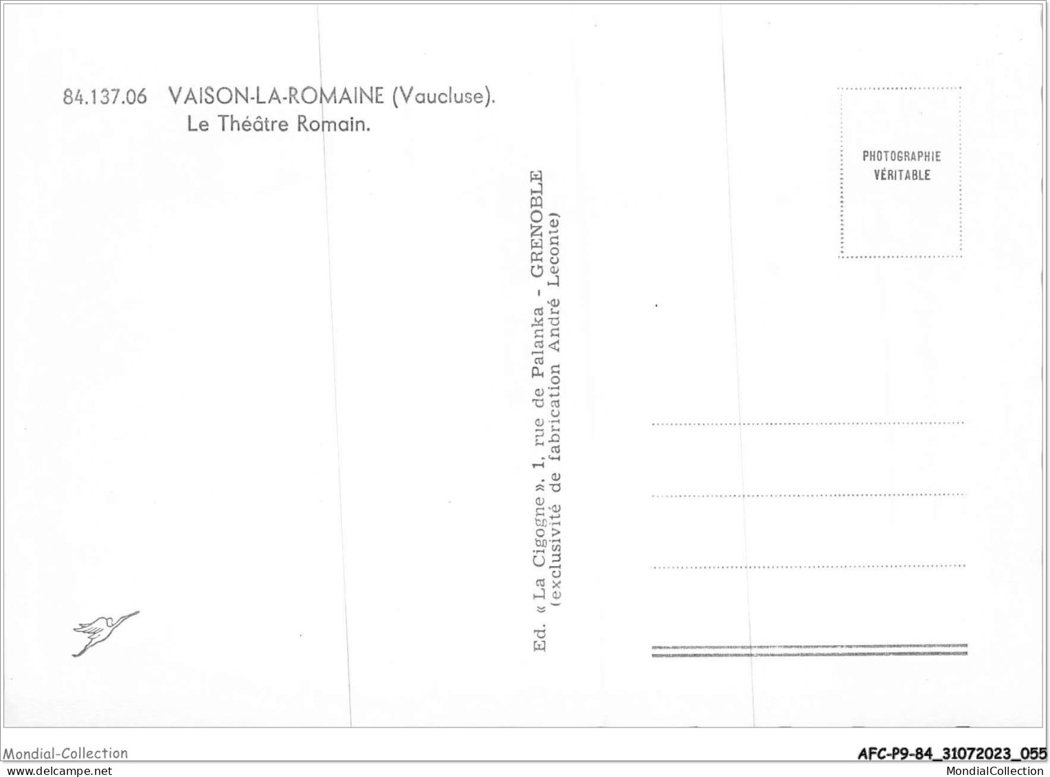 AFCP9-84-0959 - VAISON-LA-ROMAINE - Le Théâtre Romain - Vaison La Romaine