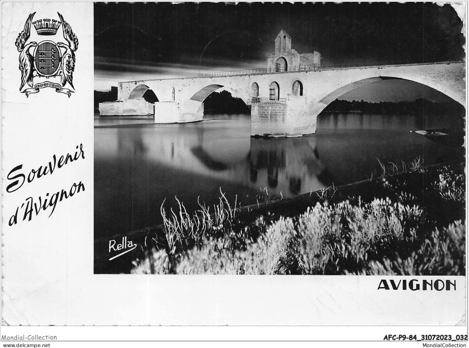 AFCP9-84-0948 - Le Comtat Venaissin - AVIGNON - Le Pont St-bénézet - Effet De Nuit - Avignon (Palais & Pont)
