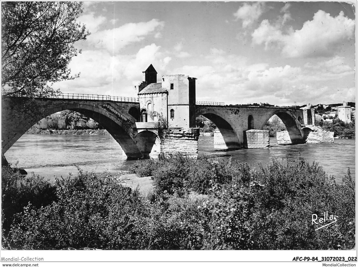AFCP9-84-0943 - AVIGNON - Pont St-bénézet - Dit Pont D'avignon - La Chapelle St-nicolas Et La Tour Philippe Le Bel - Avignon (Palais & Pont)