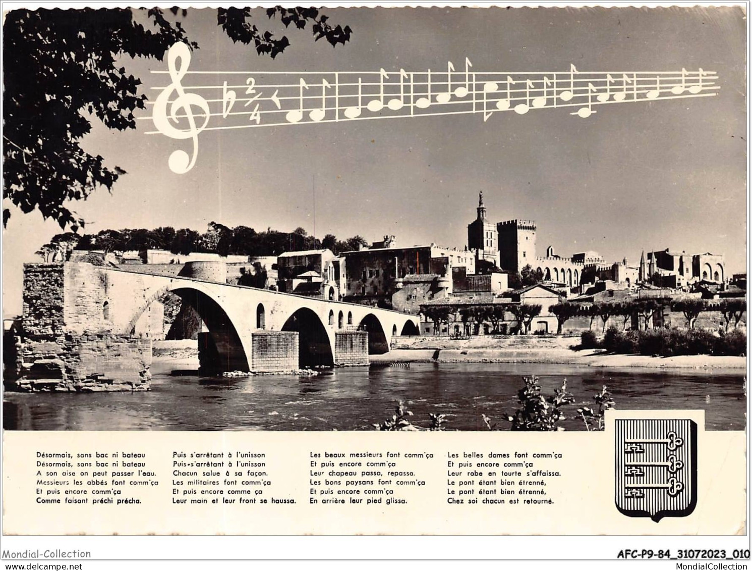 AFCP9-84-0937 - AVIGNON - Le Pont St-bénézet - Avignon (Palais & Pont)