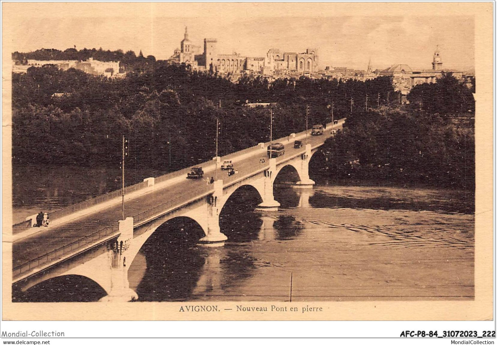 AFCP8-84-0926 - AVIGNON - Nouveau Pont En Pierre - Avignon (Palais & Pont)