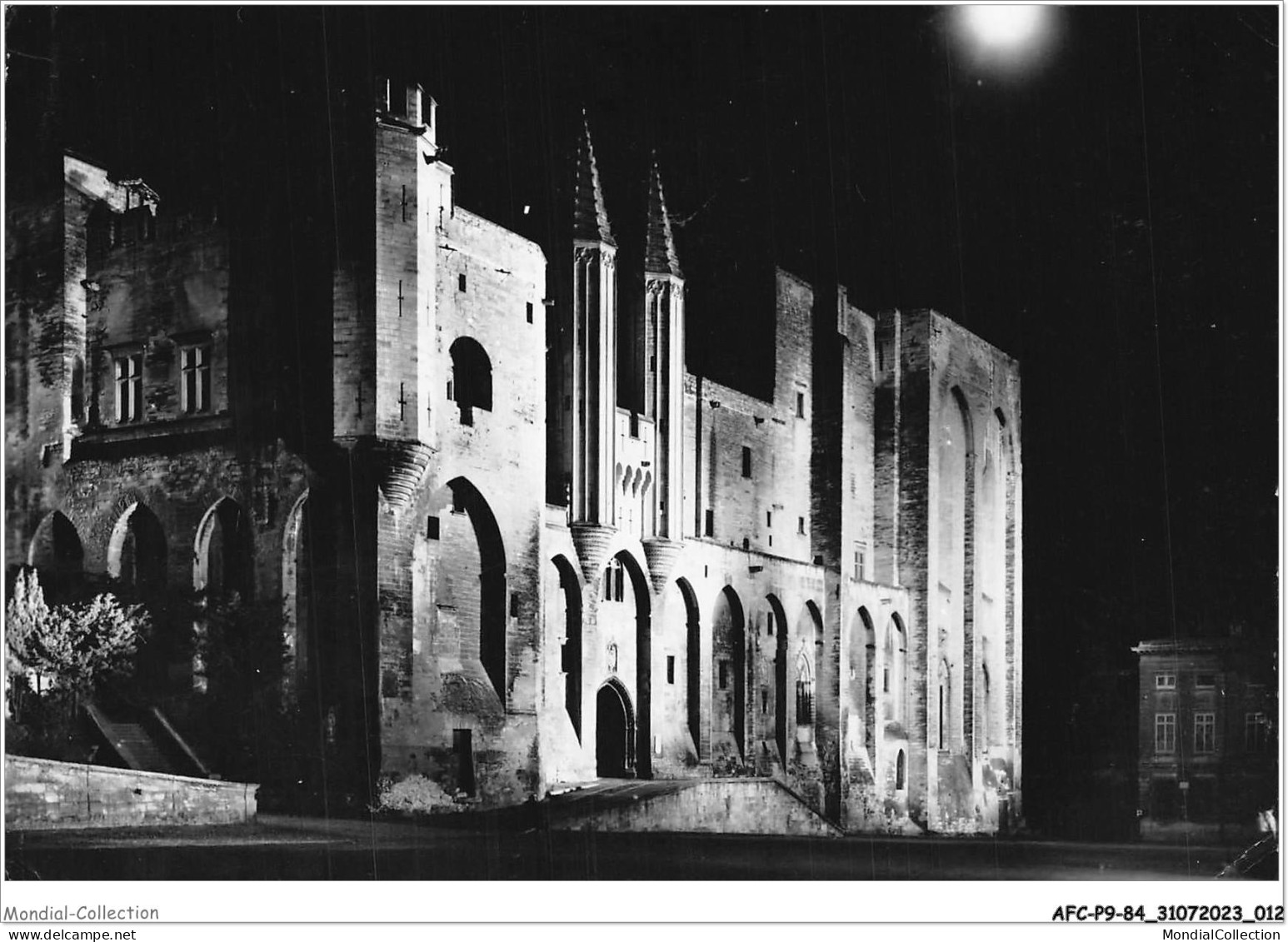 AFCP9-84-0938 - AVIGNON - Le Palais Des Papes - La Nuit - Avignon (Palais & Pont)