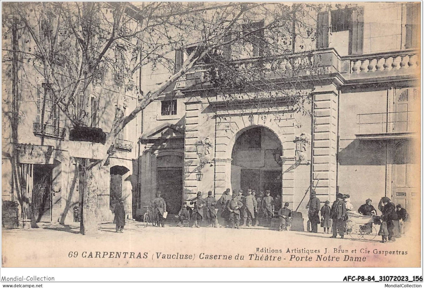 AFCP8-84-0893 - CARPENTRAS - Caserne Du Théâtre - Porte Notre Dame - Carpentras