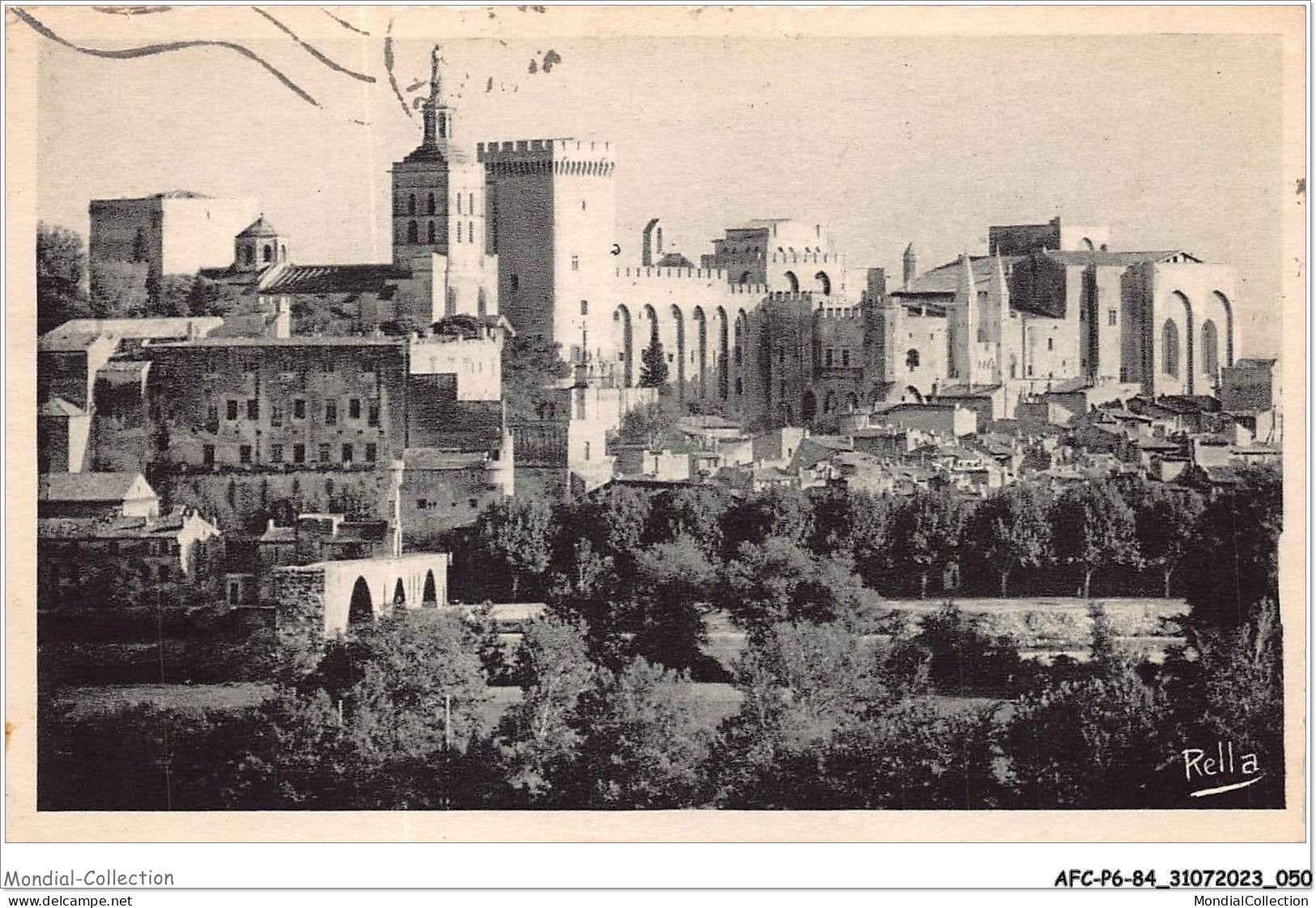 AFCP6-84-0623 - AVIGNON - Vaucluse - Le Pont Saint-bénézet - XIIe S - Et Le Palais Des Papes   - Avignon (Palais & Pont)