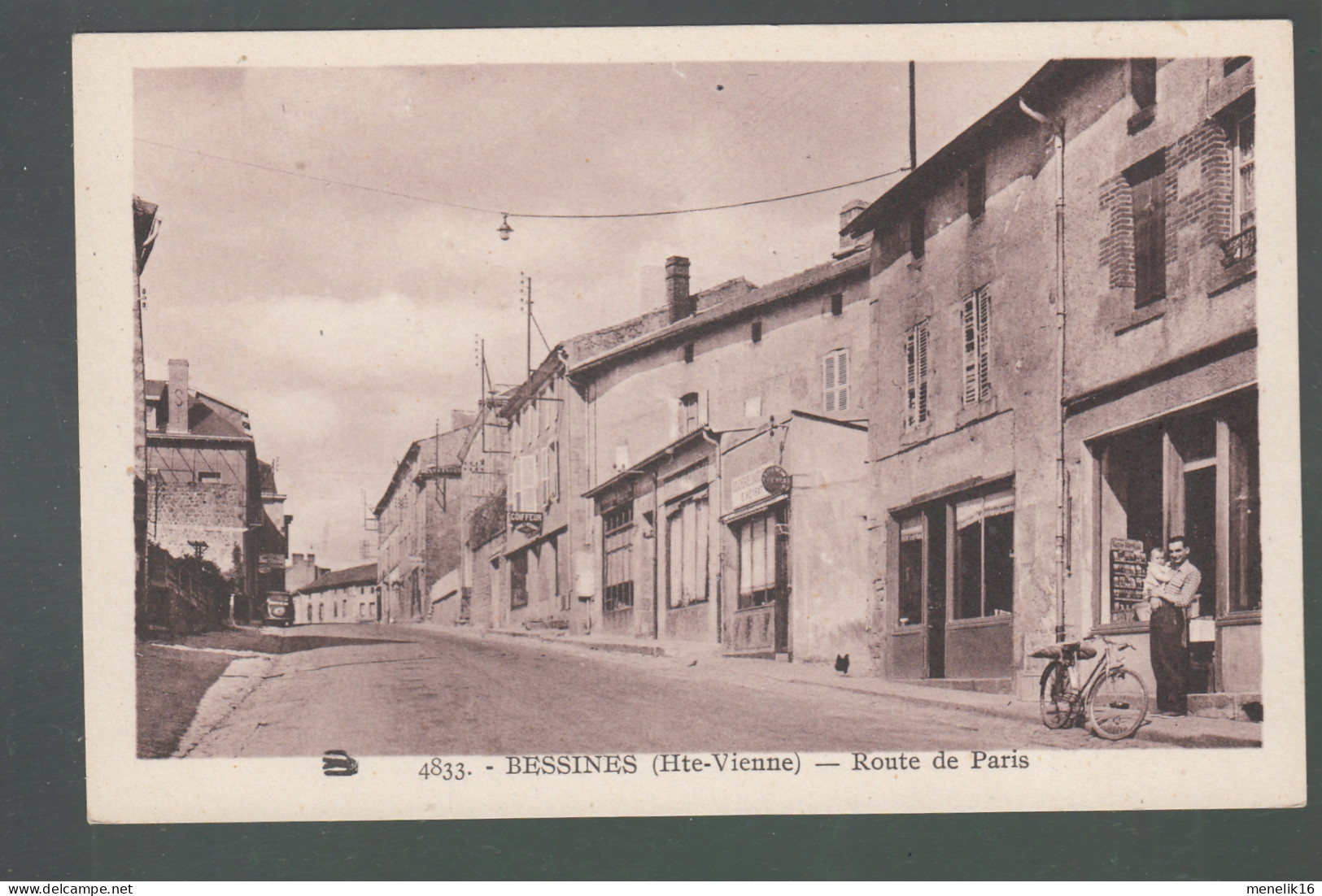 CP - 87 - Bessines - Route De Paris - Bessines Sur Gartempe