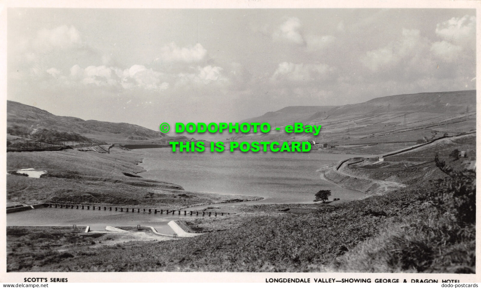 R507097 Longdendale Valley. Showing George And Dragon Hotel. Scott Series. RP - World