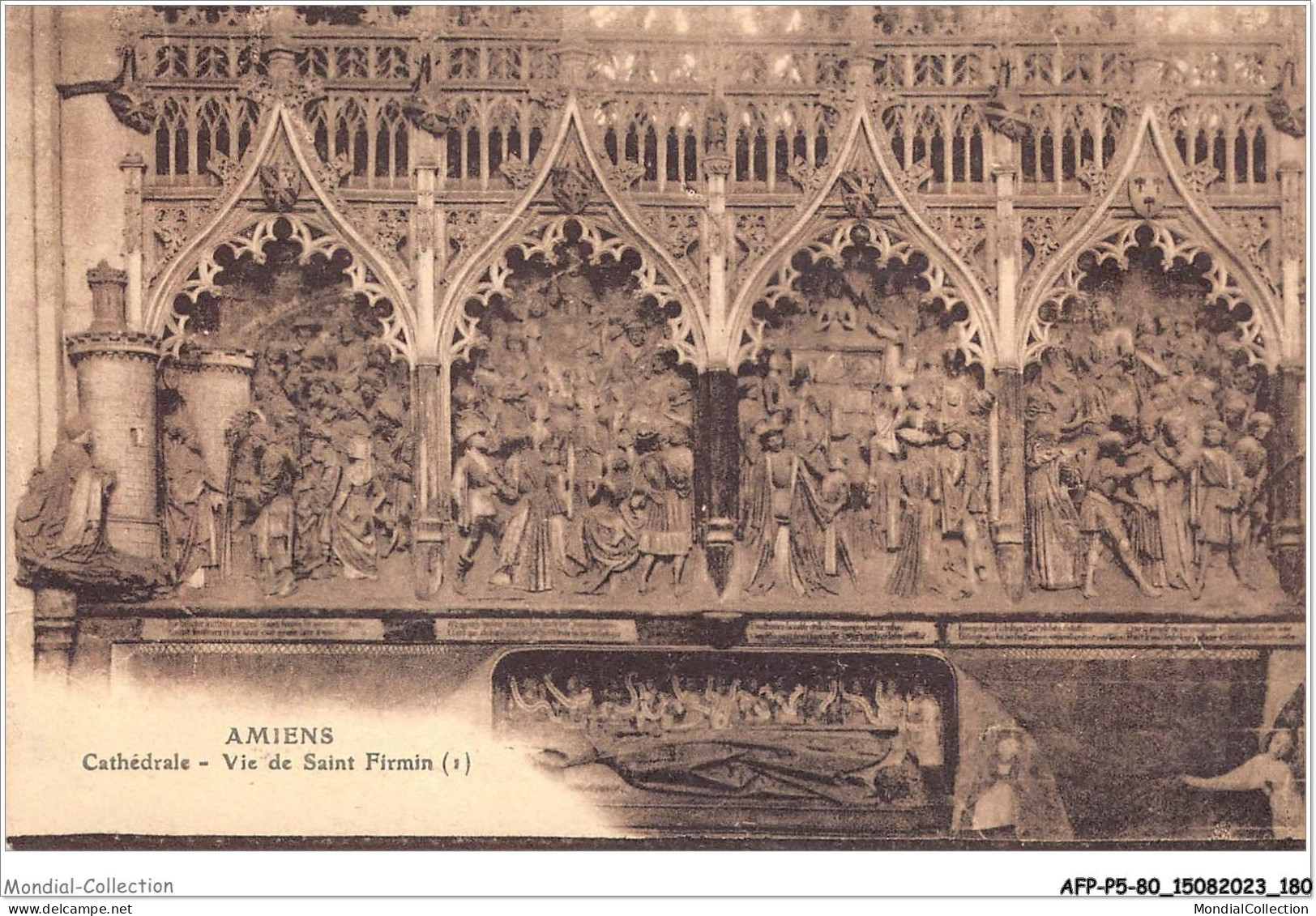 AFPP5-80-0510 - AMIENS - Cathedrale - Vie De Saint Firmin - Amiens