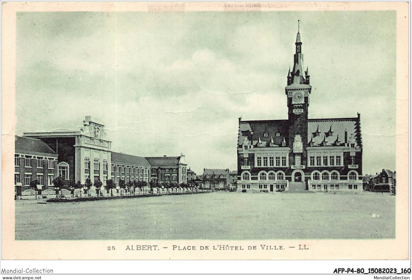 AFPP4-80-0384 - ALBERT - Place De L'hotel De Ville - Albert