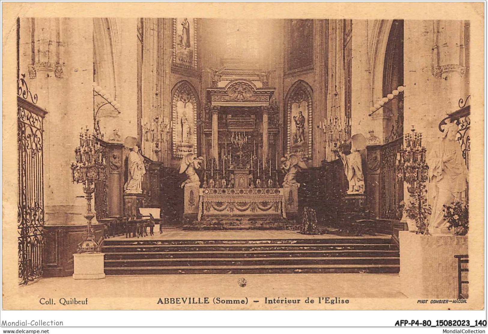 AFPP4-80-0374 - ABBEVILLE - Interieur De L'eglise - Abbeville